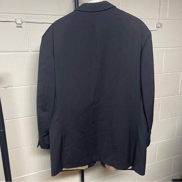 Vintage TINO Pure Virgin Wool Blazer Made in Canada Gold Crest Buttons Men’s 44R - Picture 5 of 12